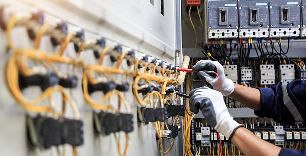 Professional Electrician technician working in Browns Lake, WI